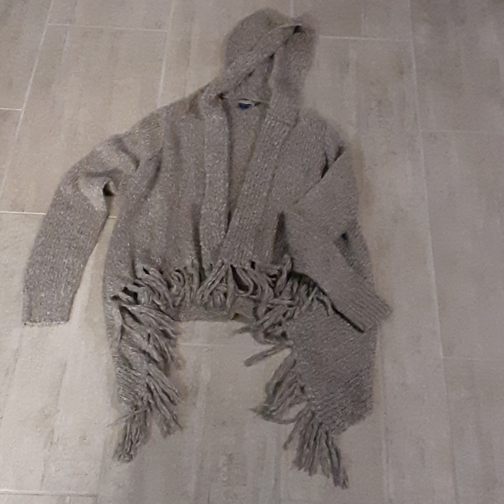 Hooded sweater shawl .  Smoke/pet free home.